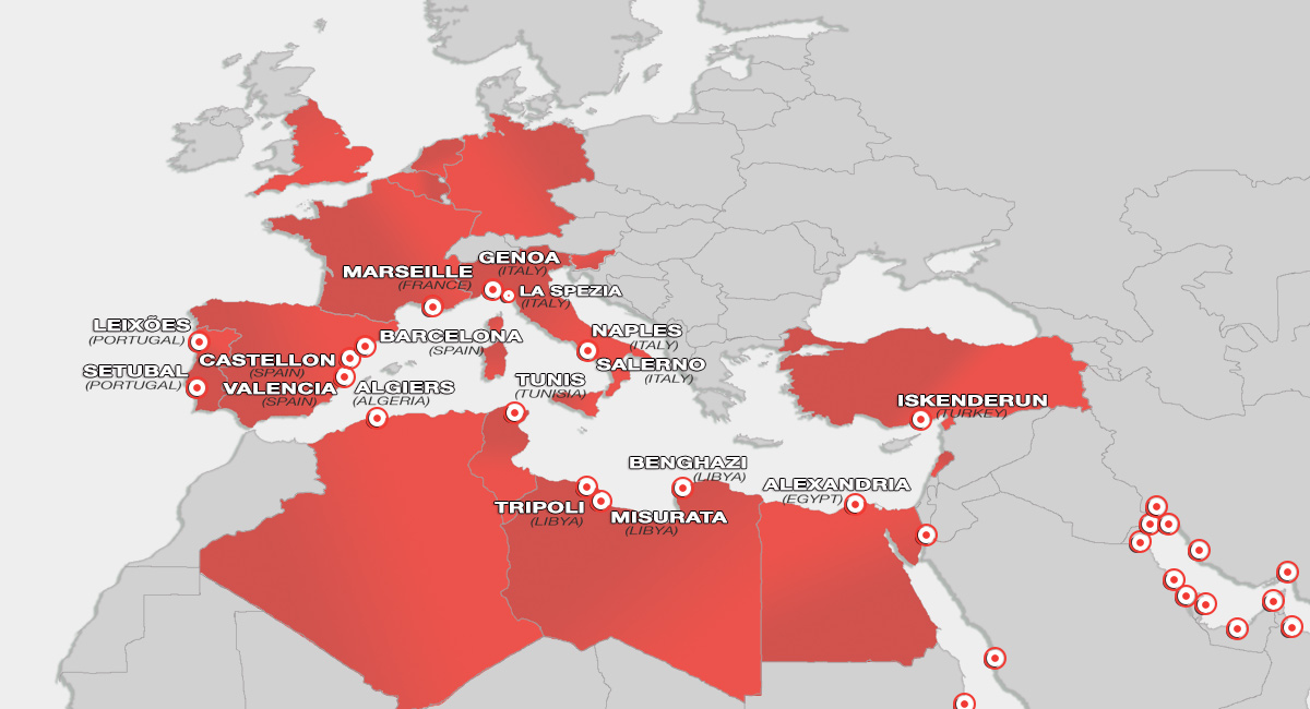Mediterranean Map